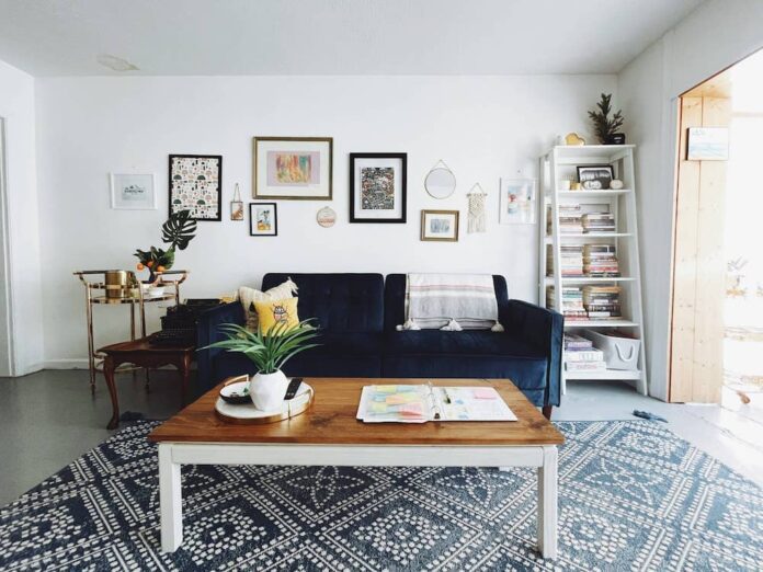 Living room in an apartment