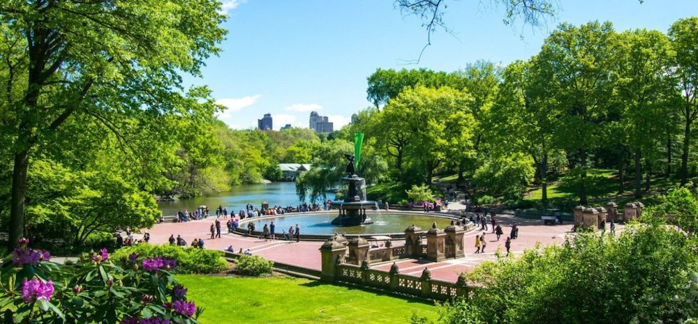 Bethesda Terrace fountain in Central Park