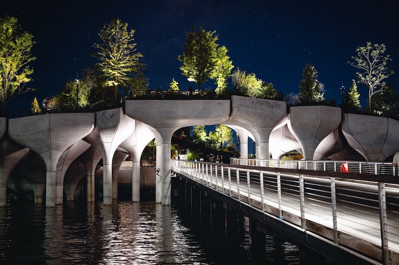 Little Island during the nighttime