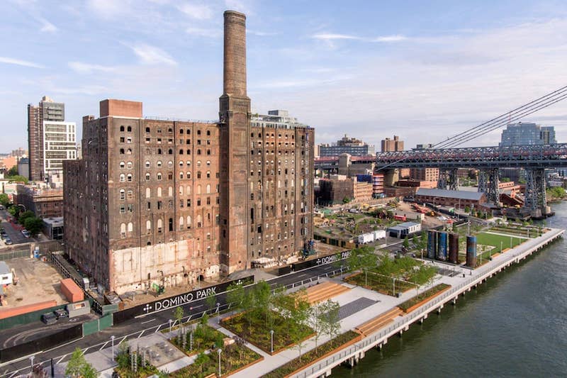 Historical Refinery at Domino Park