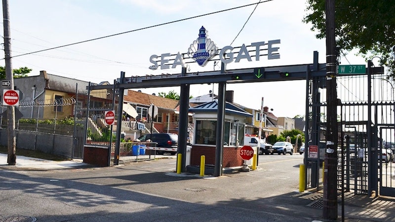 Entrance to Sea Gate Community