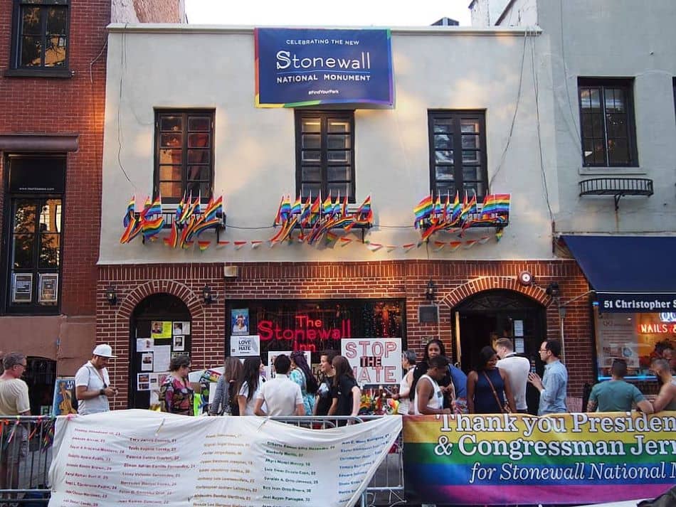 In front of Stonewall Inn