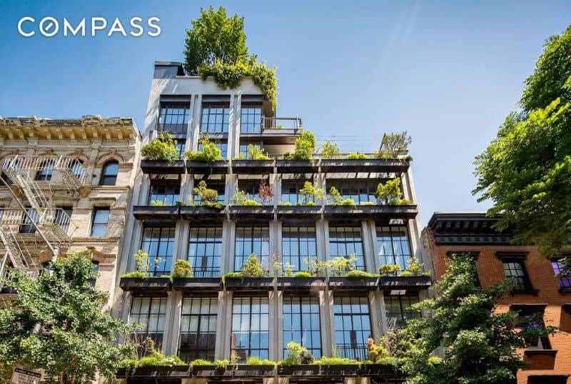 Building Facade featuring flowerboxes