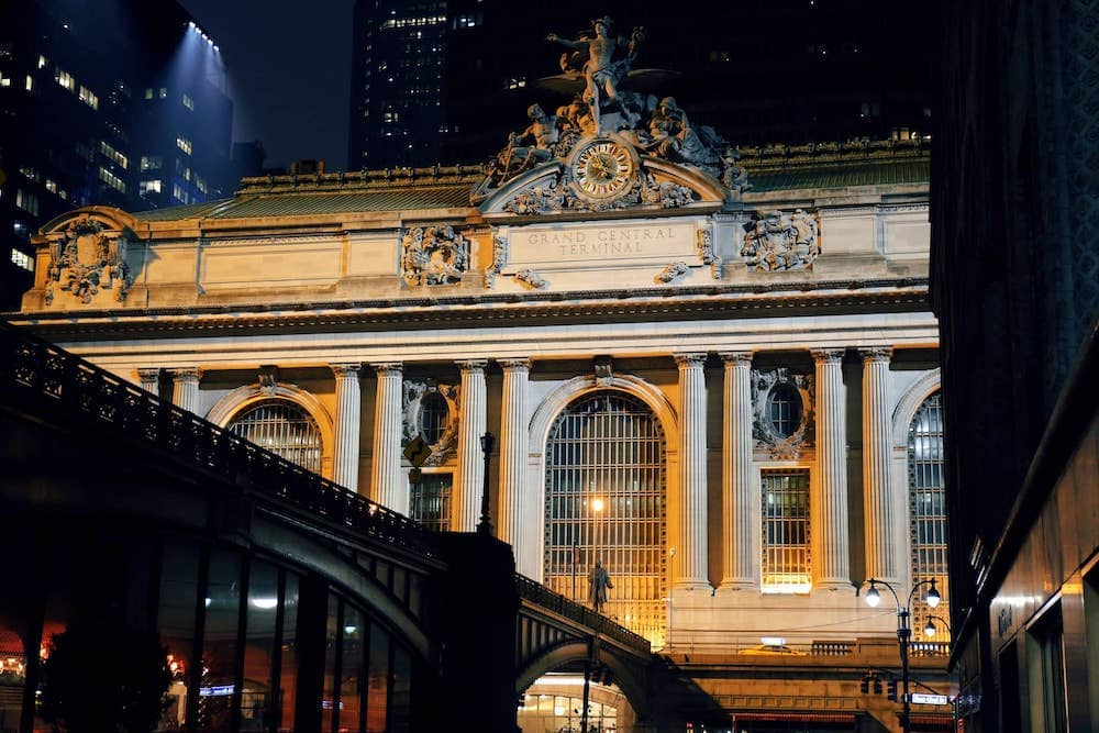 Grand Central Terminal at night