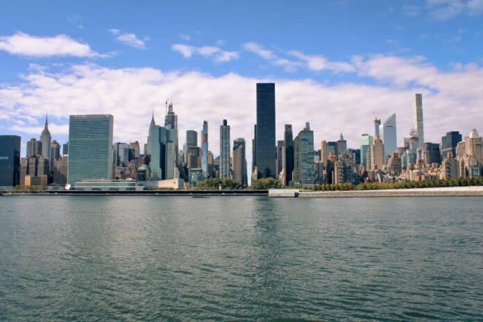 View of Manhattan skyline from LIC